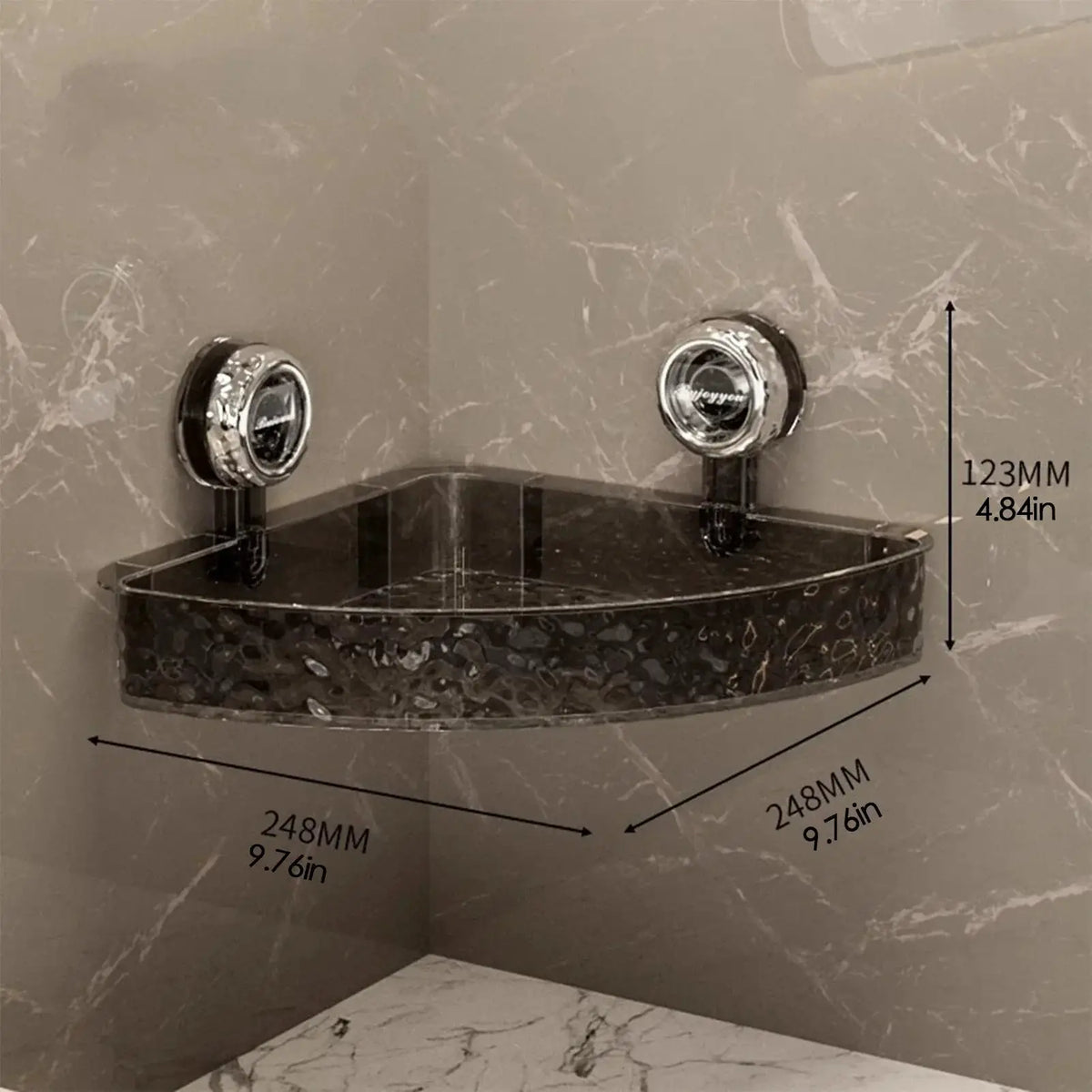 No-Drill Suction Cup Shelf for Kitchen — product view 11