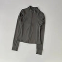 Yoga Suit Women Windproof Jacket - Premium Collar
