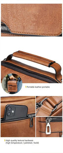 Organized iPad Bag for Men with Pockets