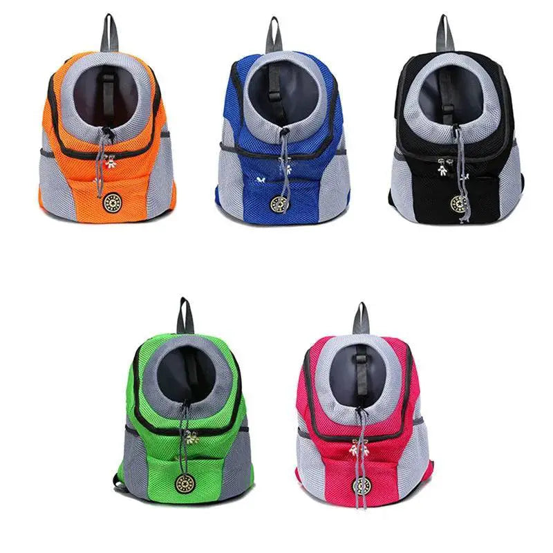 PawFly Double Shoulder Pet Travel Backpack Breathable Mesh