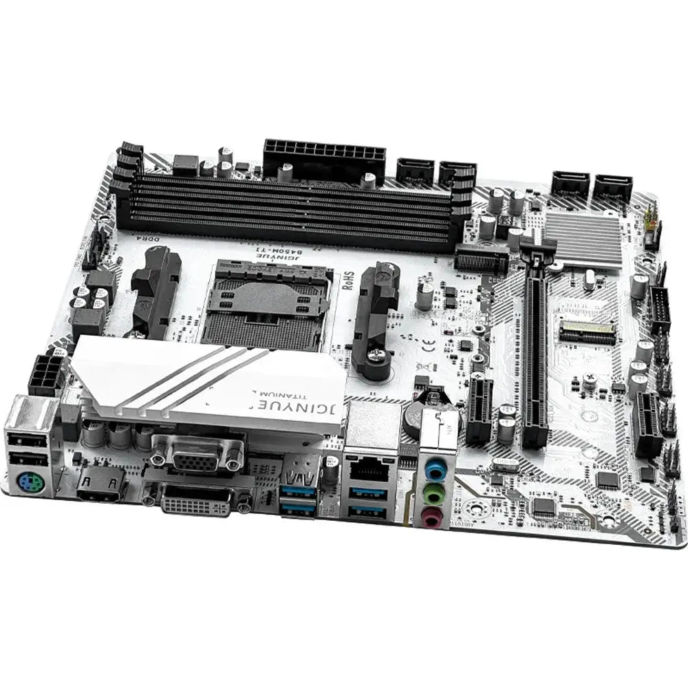 JGINYUE B450M Motherboard AMD Ryzen 5 5500 DDR4 64GB RAM