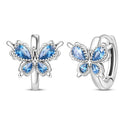 Sterling Silver Chameleon Dragonfly Butterfly