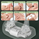 Electric Foot Massager 3D Roller Finger Pressure Deep Massage Infrared Heating Hot Compress Calf Arm Relaxed Muscles Daily Care