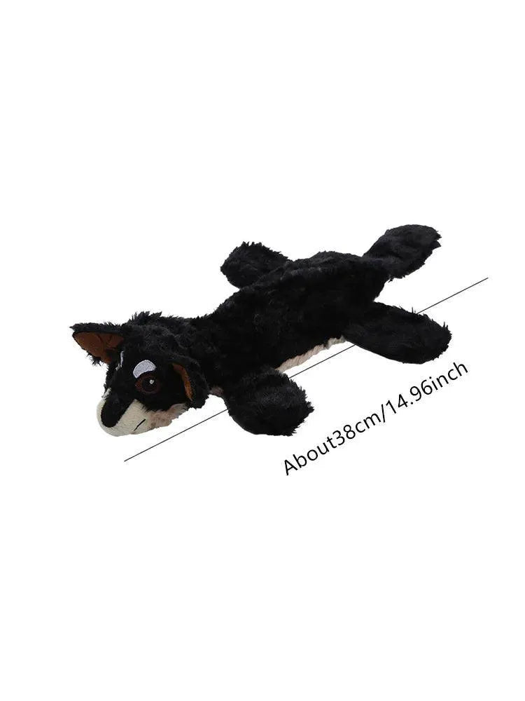 Plush Fur Shell Dog Toy Bite Resistant Vocal Fun For Pets