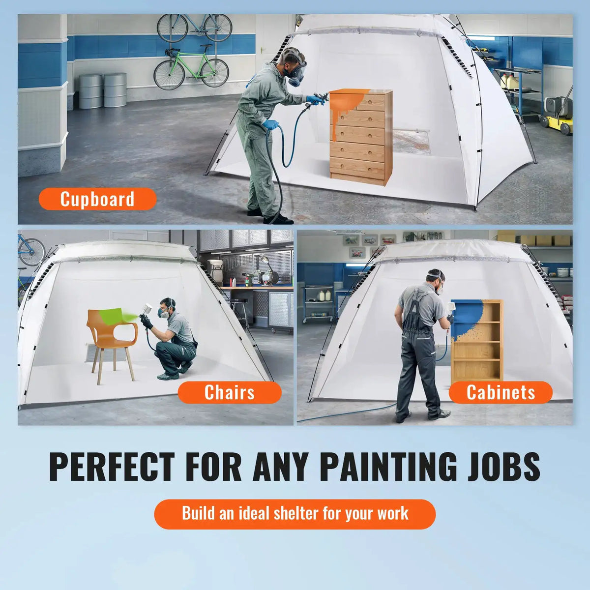 Sturdy Foldable Paint Booth Tent — product view 4