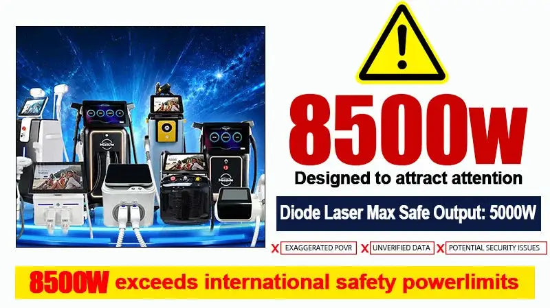 5000W Diode Laser Hair Removal Device for Tattoo Removal 6 Waves 755 808 810 830 940 1064nnm and Permanent Hair Removal