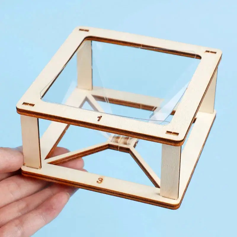 3D Holographic Projection DIY Model Kit - Science & Education Building Toy for Children Kids Gift Toy