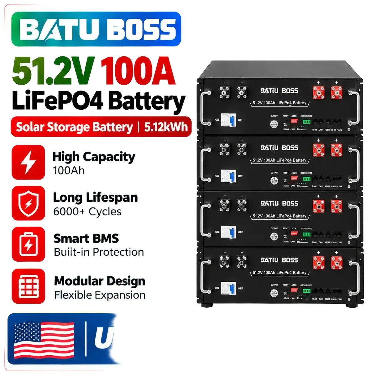 Datouboss Solar Battery — product view 1