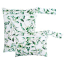 2pcs Set Smooth Zipper Pocket WetBag Waterproof Yoga Bag