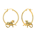 Hoop Earrings Sterling Silver Cz