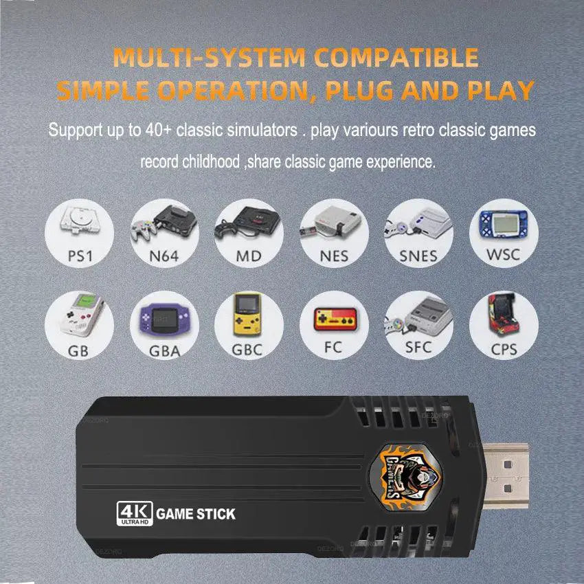 Game Stick 4K X8 Pro Retro Handheld Console 30000 Games