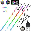 WS2812B Addressable RGB LED Strip 3x1m 60 LEDs Per Meter Aura Sync MSI Mystic