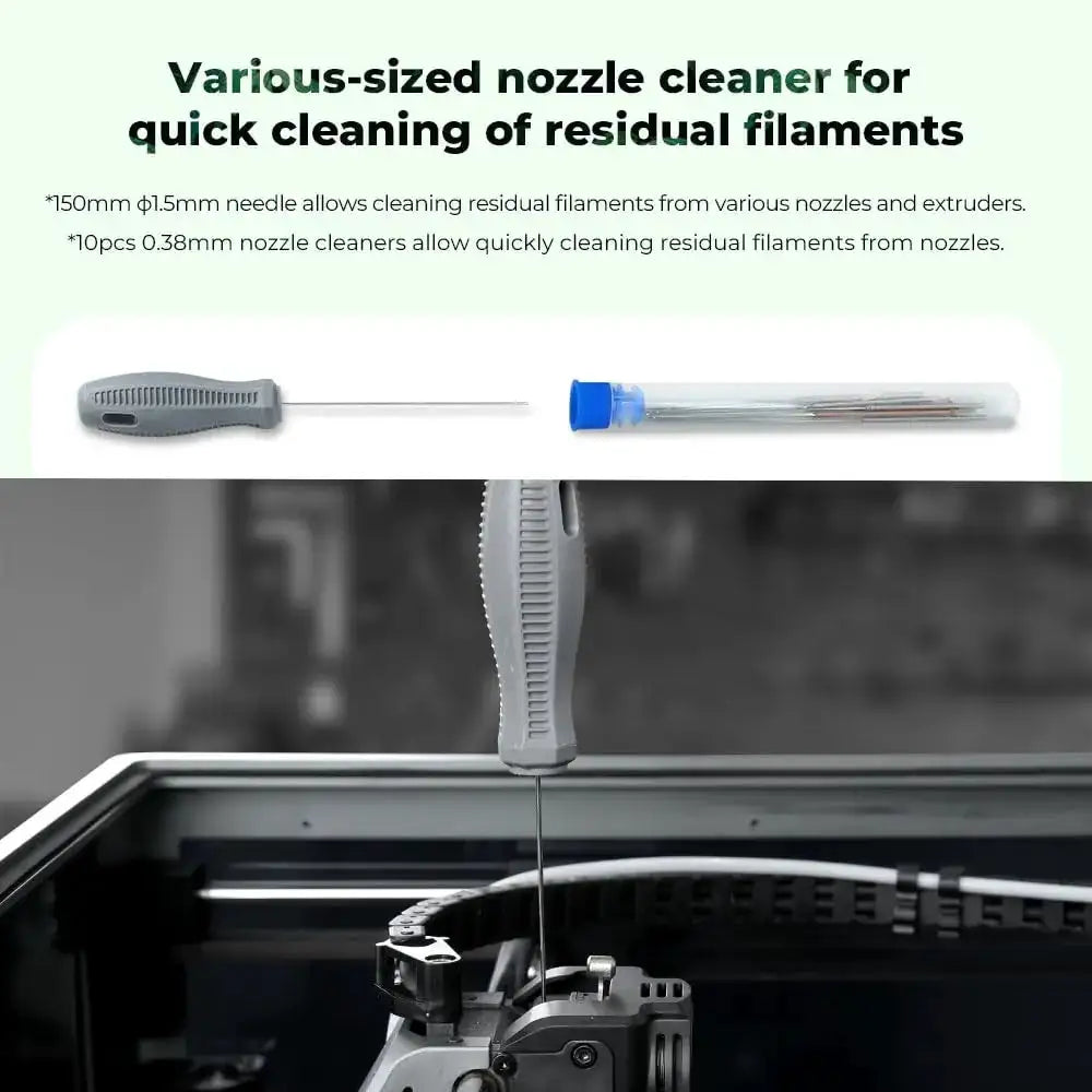 Creality 3D Printer Tool Kit 74Pcs 3D Printing Tool Wrap Kit Assembly / Removal / Filament Cutting Set 3D Printer Accessories