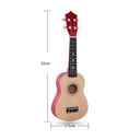 21 Inch Wood Ukulele 4 Strings For Kids Gift Multi Color