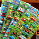 Durable 3D Bubble Stickers For Kids
