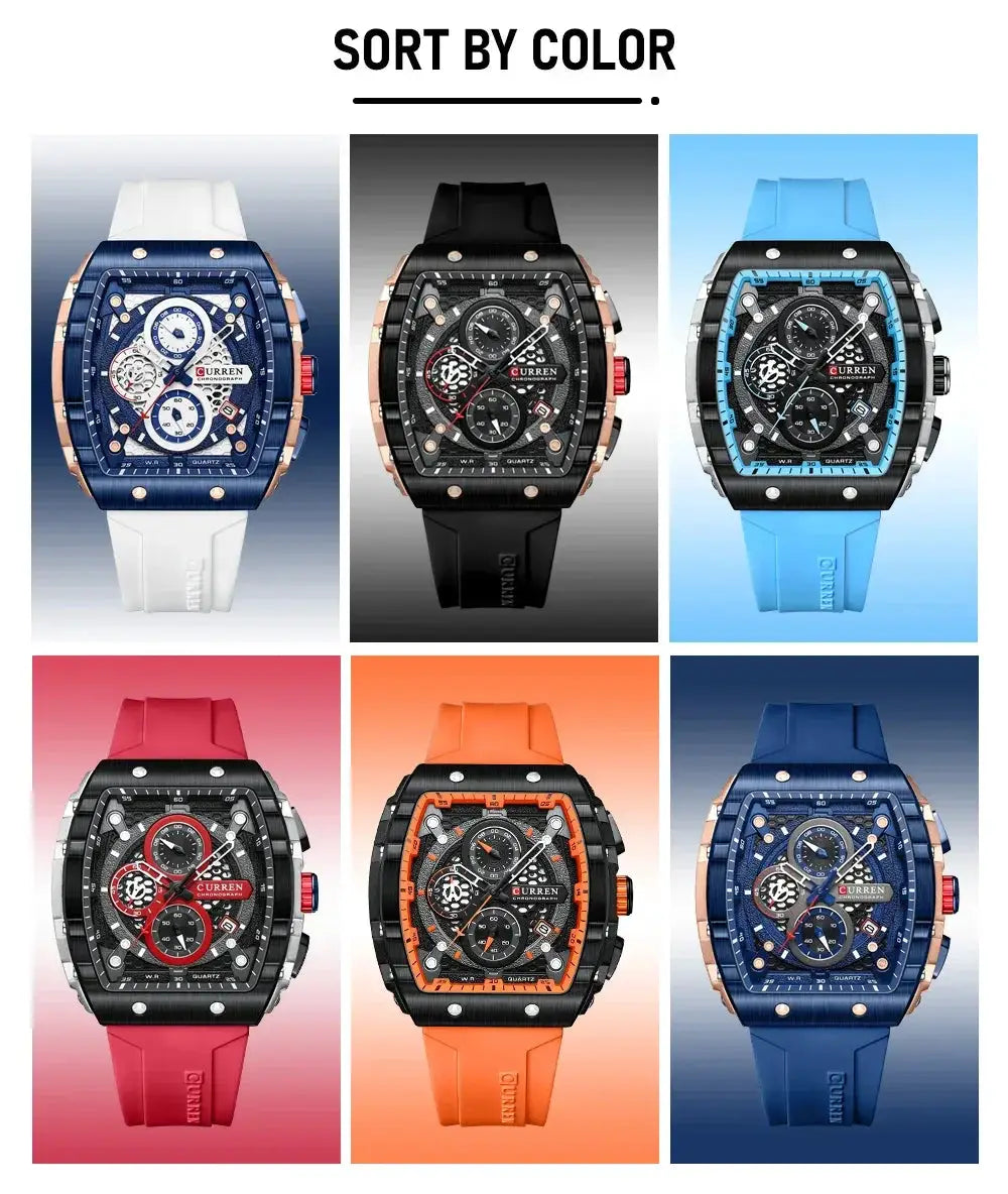 Men's Military Waterproof Chronograph Watch Timepiece