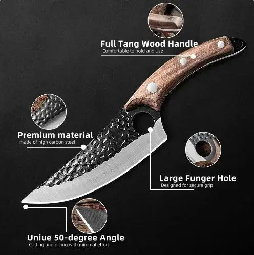 Professional Stainless Steel Boning Knife For Meat And Fish
