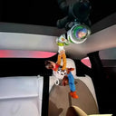 Toy Story Buzz Lightyear And Woody Rescue Plush Car Ornament