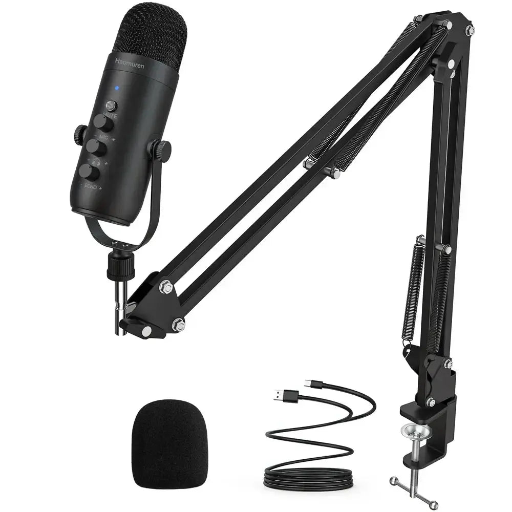 Professional USB Streaming Podcast Microphone Kit for Twitch - OurLum.com