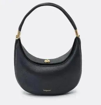 Leather Half Moon Shoulder Bag for Women — product view 20
