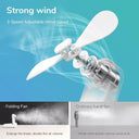 JISULIFE 3-in-1 Handheld Fan with Power Bank & Light