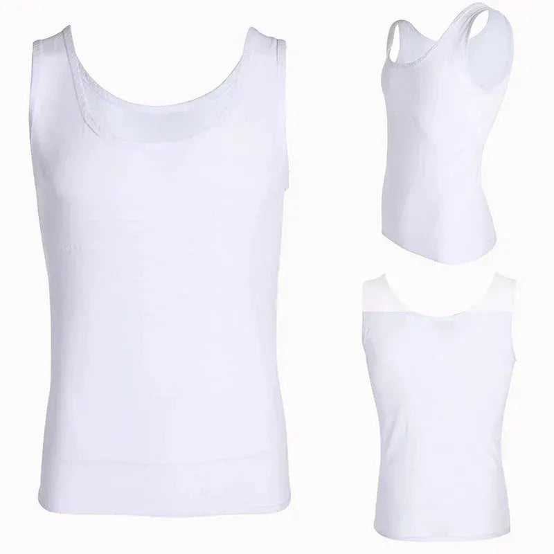 Men's Compression Shapewear Vest Conceal Gynecomastia