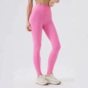 Back Pocket Yoga Leggings Women High Waist Pants