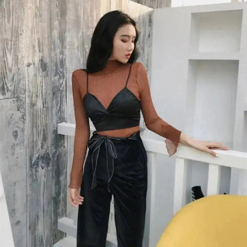 Bandeau Tube Top With Chest Pad Black And White Comfort
