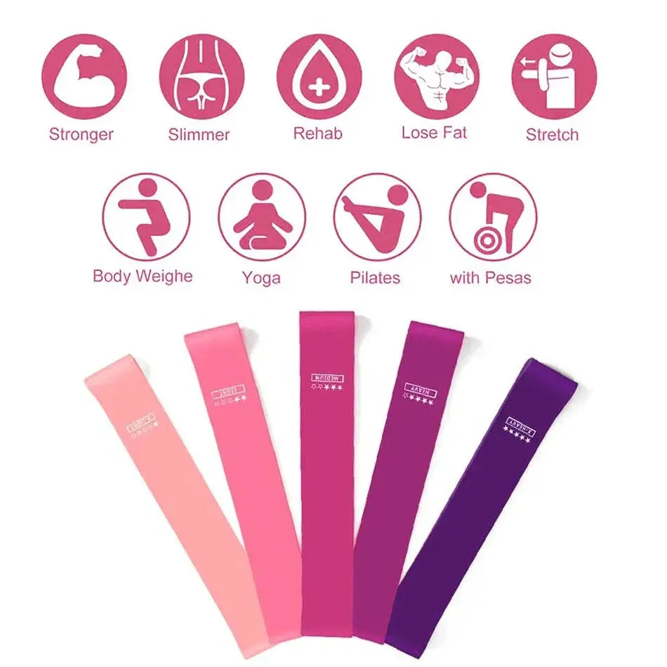 WOSWEIR Elastic Resistance Bands For Total Body Workout
