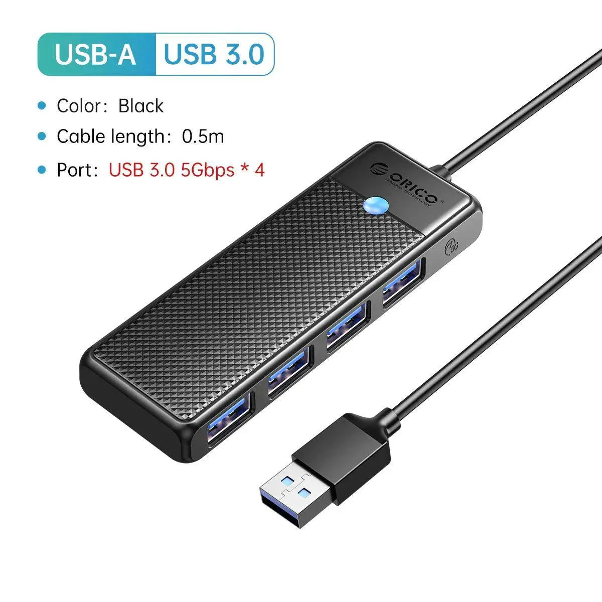 Fast USB-C Hub for Laptops, Ports — product view 13