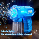 Automatic Rocket Bubble Gun For Kids