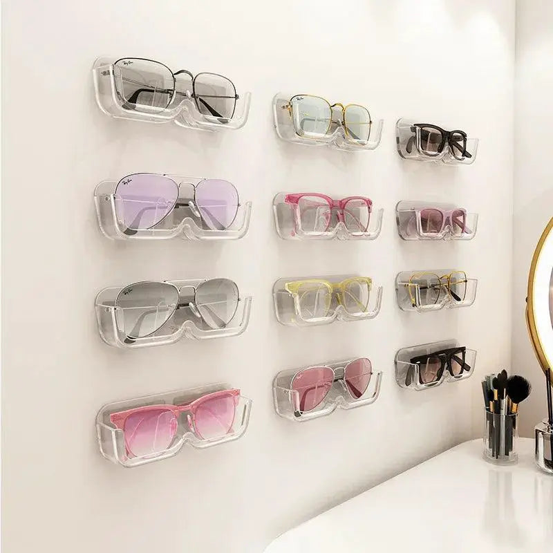 Wall Mounted Glasses Organizer Eyewear Storage Racks