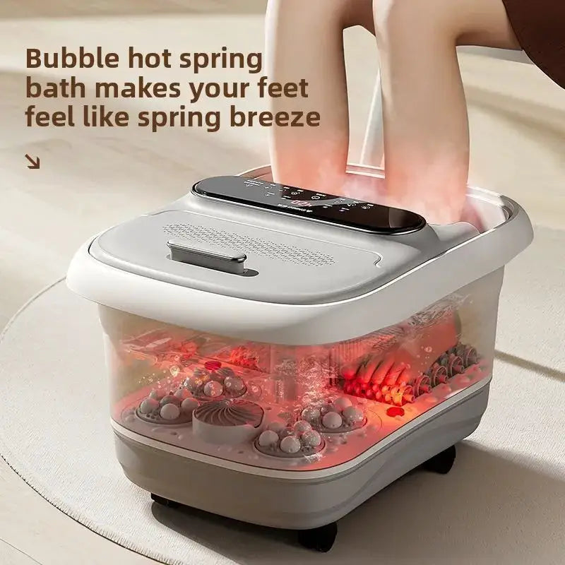 Double Person Constant Temperature Heating Fully Automatic Electric Steam Massage Foot Bath Tub For Home Use