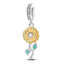 Charm Beads Sterling Silver Golden