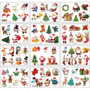 Vibrant Cartoon Kids Temporary Tattoos - 12 Fun Animal Packs