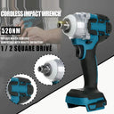 Cordless 1/2 Impact Wrench 520Nm Brushless Box