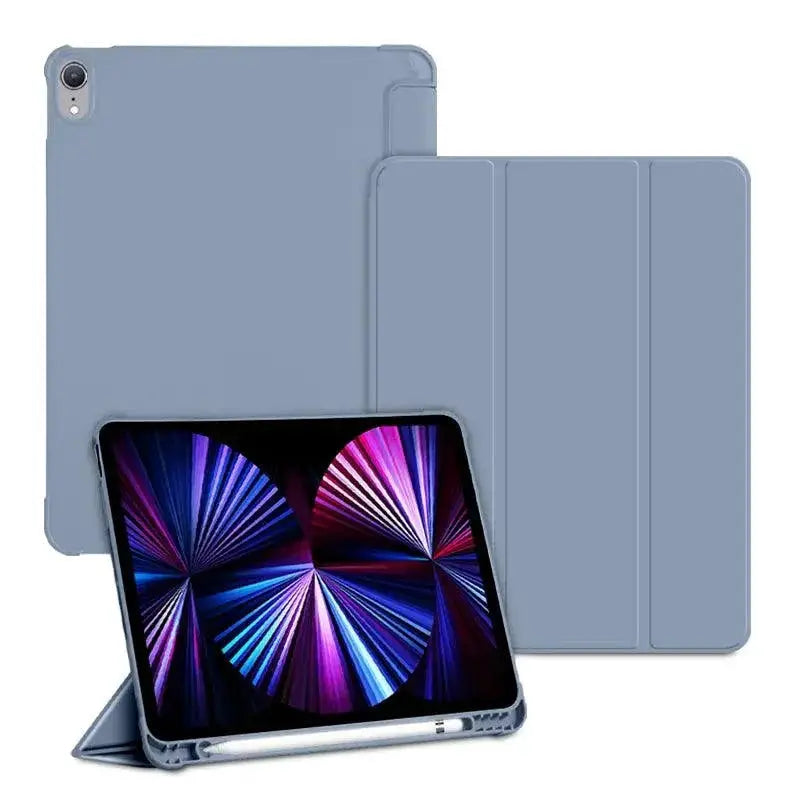 iPad Case With Pencil Holder Stylish Smart Cover Protection
