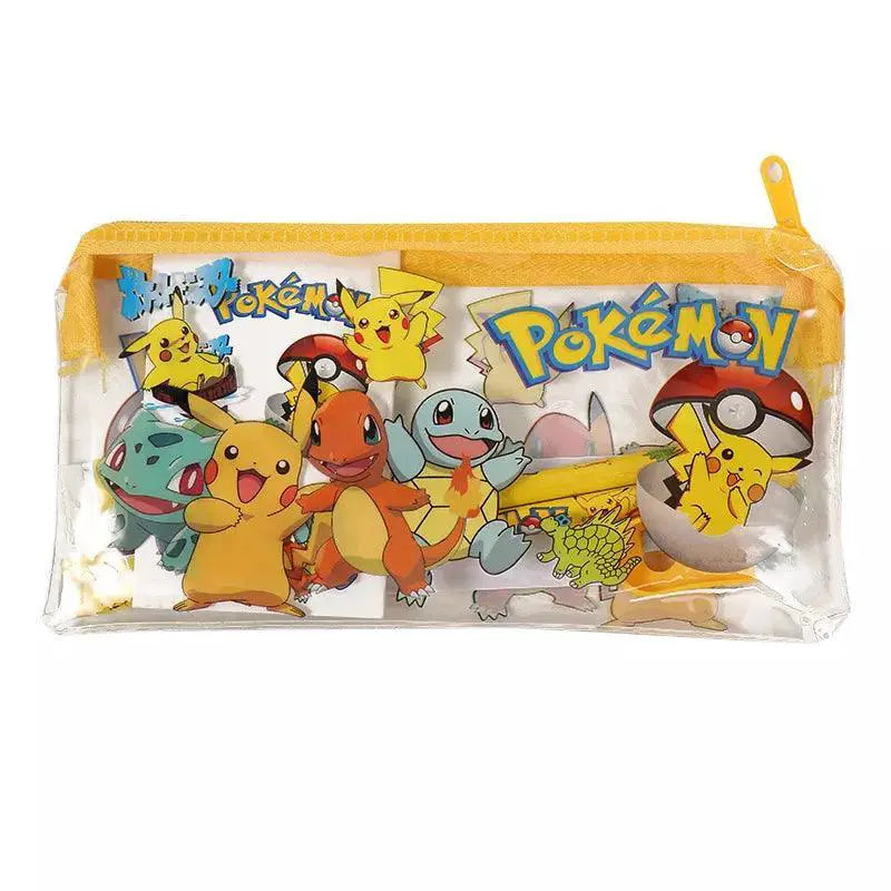 Pikachu Stationery Set Cute Anime School Supplies Gift