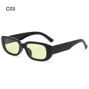 Retro 90's Rectangle Sunglasses with UV400 Protection Style