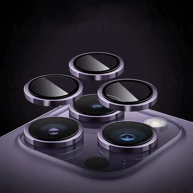 Lens Metal Ring Protector Glass For IPhone 14 Pro Max Case