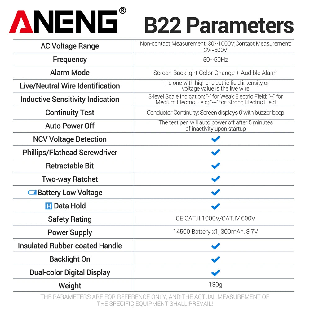 Aneng Non Contact Voltage Detector