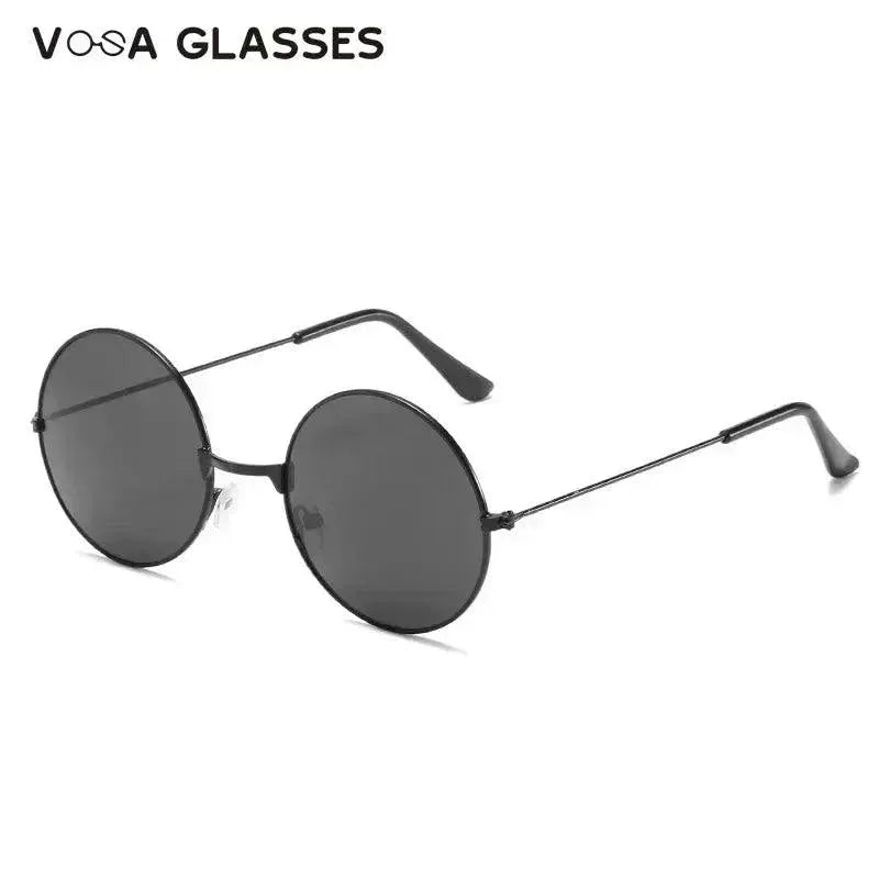 Trendy Retro Round Metal Sunglasses For Men And Women