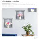 OurLum.com 3D Flower Wall Vase - No Fuss