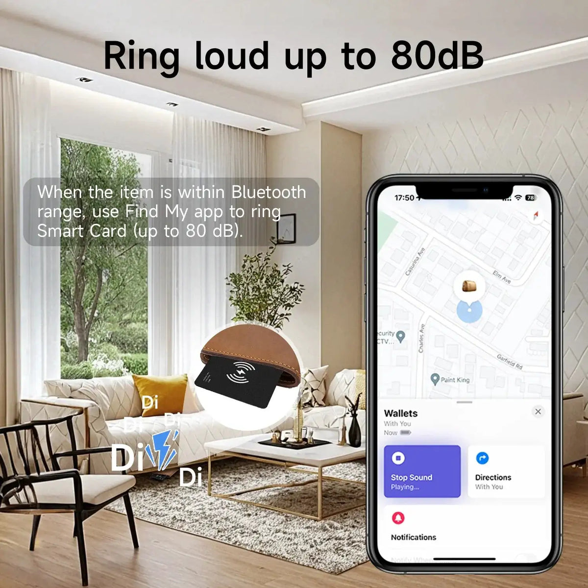 2026 New Bluetooth Tracker Smart Finder Compatible with Find My Network Card Wallet Tracker Keys Finder