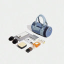 Niche Design Splicing Denim Crossbody