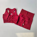 Women Seamless Yoga Set Breathable Quick Dry