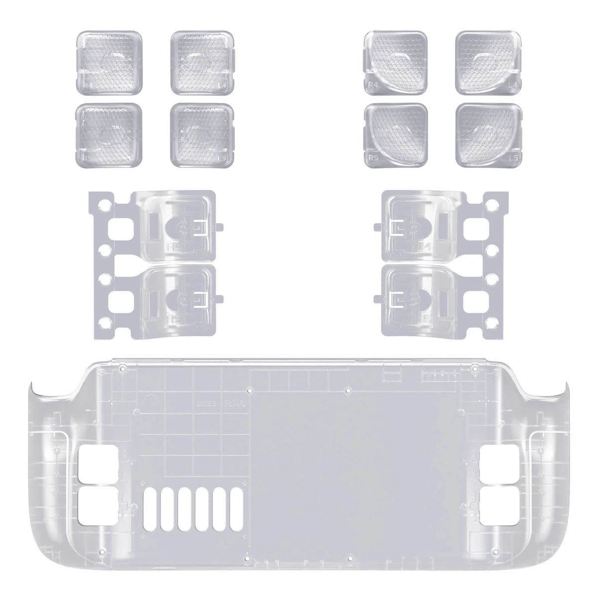 eXtremeRate Interchangeable Back Buttons Shell