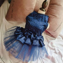 Summer Princess Dog Dress: Stylish Cotton Skirt for Pets