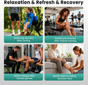 Leg Massager with Heat and Comression, Foot and Leg Massager for Circulation and Pain Relief, Air Compression Boots