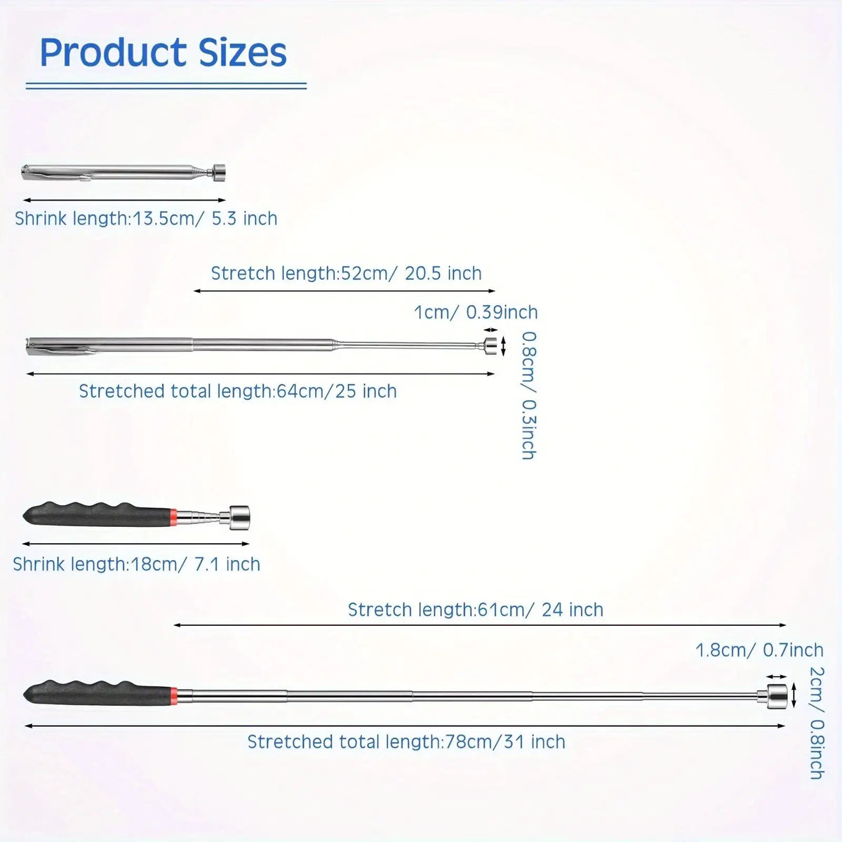 Telescopic Magnet Picking Tool for Hard to Reach Areas